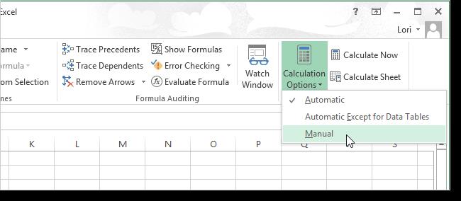 Автоматические вычисления в Excel