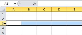 Диапазон в Excel